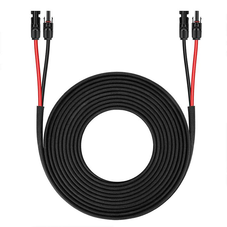 Cavo di prolunga per pannello solare - 25FT 10AWG (6mm2) Cavo per pannello solare doppio